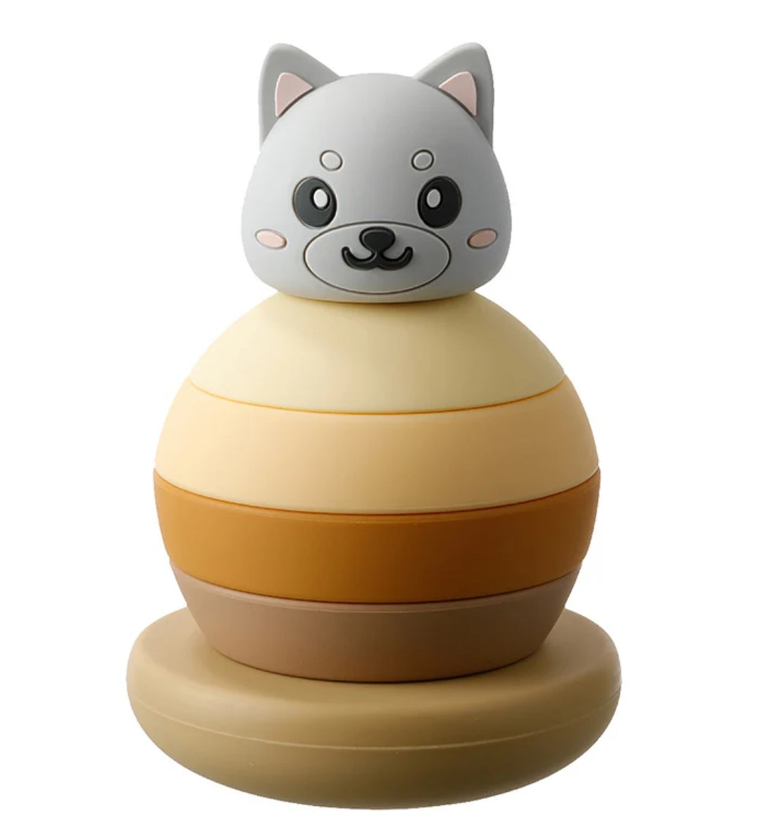 Stapelspielzeug für Kinder aus Silikon, Motorik- und Lernspielzeug